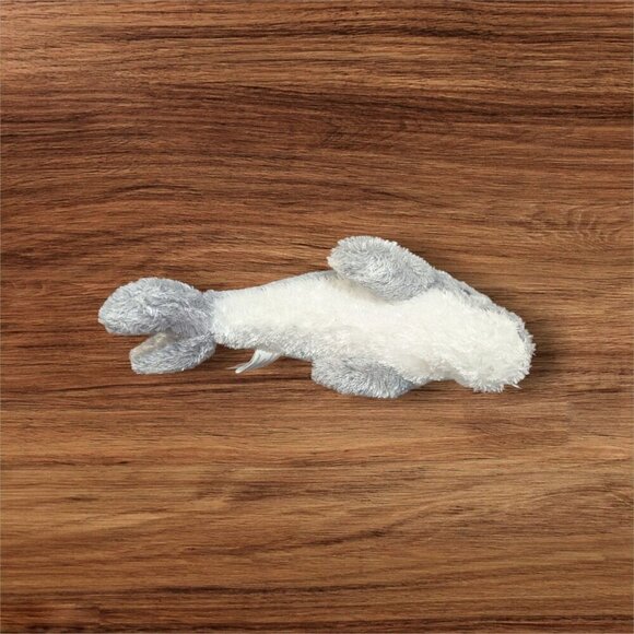 Aurora Plush Dolphin Stuffed Animal Toy gray  ocean sea  10" - Picture 7 of 10